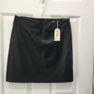 Mud Pie Eden Faux Leather Skirt
